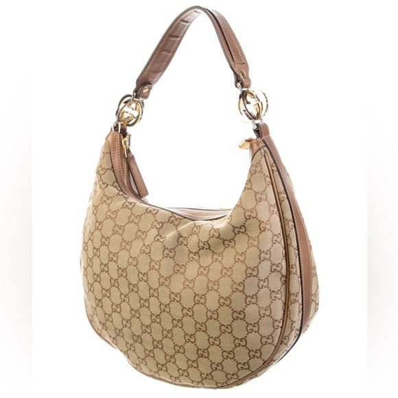 Gucci GG Canvas Twins Hobo Bag - Picture 2 of 4